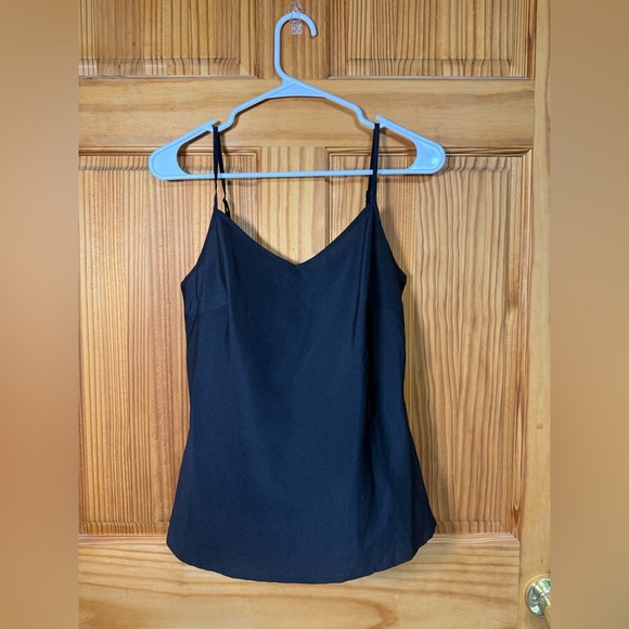 Classic Black lightweight Spaghetti Strap Cami camisole Petite Small - Picture 1 of 4